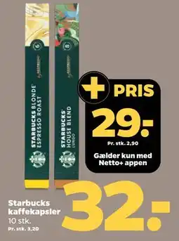 Netto Starbucks kaffekapsler tilbud