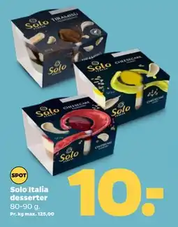 Netto Solo Italia desserter tilbud