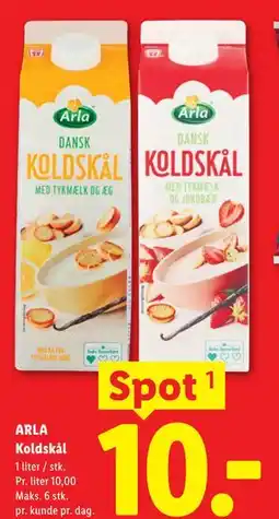 Lidl ARLA Koldskål tilbud