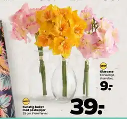 Netto Kunstig buket med påskeliljer tilbud