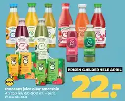 Netto Innocent juice eller smoothie tilbud