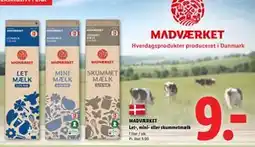 Lidl MADVÆRKET Let-, mini- eller skummetmælk tilbud