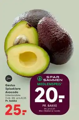 SPAR Gestus Spiseklare Avocado tilbud