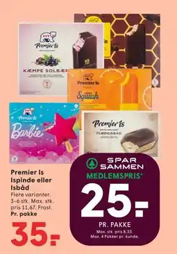 SPAR Premier Is Ispinde eller Isbåd tilbud