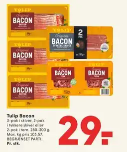 SPAR Tulip Bacon tilbud