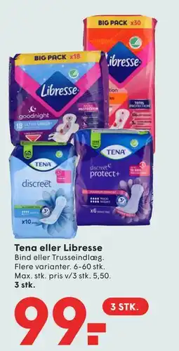SPAR Tena eller Libresse tilbud