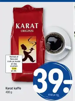 REMA 1000 Karat kaffe tilbud