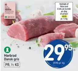 REMA 1000 Mørbrad Dansk gris tilbud