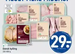 REMA 1000 Dansk kylling tilbud