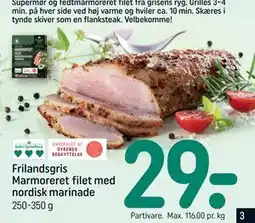 REMA 1000 Frilandsgris Marmoreret filet med nordisk marinade tilbud