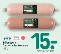 REMA 1000 Frilandsgris Sardel- eller kropølse tilbud