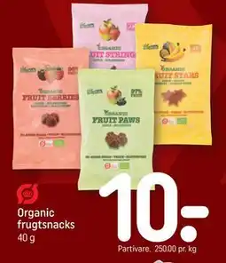 REMA 1000 Organic frugtsnacks tilbud