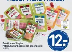 REMA 1000 Den Grønne Slagter Pålæg, kalkunbacon eller baconpostej tilbud
