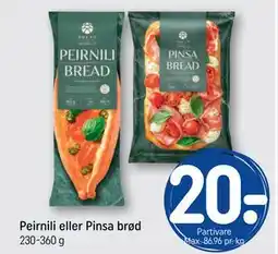REMA 1000 Peirnili eller Pinsa brød tilbud