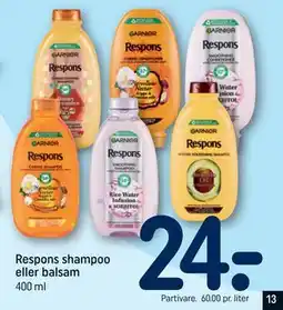 REMA 1000 Respons shampoo eller balsam tilbud