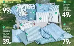 REMA 1000 Siddehynde 40x40x4 cm eller pude 42x42 cm 100% Oekotex bomuld tilbud