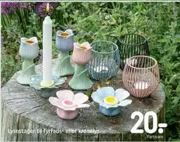 REMA 1000 Lysestager til fyrfads- eller kronelys tilbud