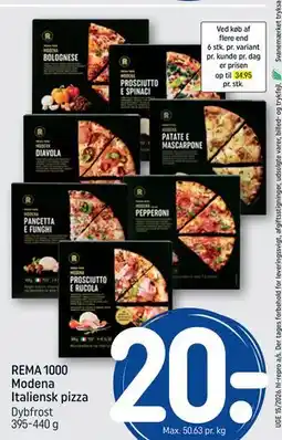 REMA 1000 REMA 1000 Modena Italiensk pizza tilbud