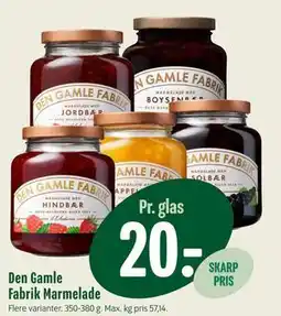 Min Købmand Den Gamle Fabrik Marmelade tilbud
