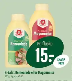 Min Købmand K-Salat Remoulade eller Mayonnaise tilbud