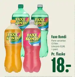 Min Købmand Faxe Kondi tilbud