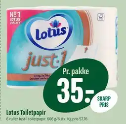 Min Købmand Lotus Toiletpapir tilbud
