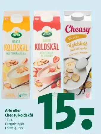 Coop 365 Arla eller Cheasy koldskål tilbud