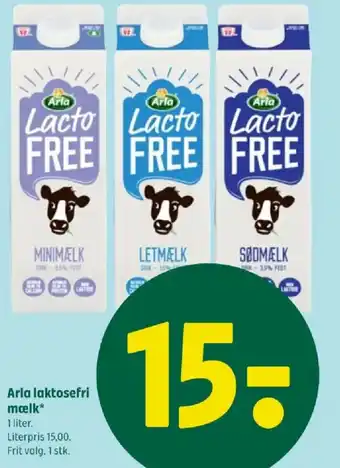 Coop 365 Arla laktosefri mælk tilbud