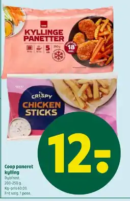 Coop 365 Coop paneret kylling tilbud