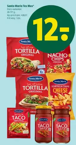 Coop 365 Santa Maria Tex Mex tilbud