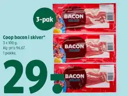 Coop 365 Coop bacon i skiver tilbud