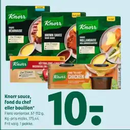 Coop 365 Knorr sauce, fond du chef eller bouillon tilbud