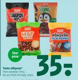 Coop 365 Toms slikpose tilbud