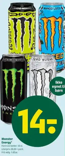 Coop 365 Monster Energy tilbud