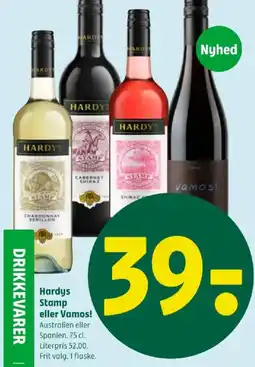 Coop 365 Hardys Stamp eller Vamos tilbud