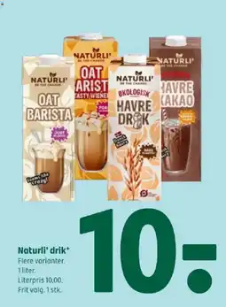 Coop 365 Naturli' drik tilbud