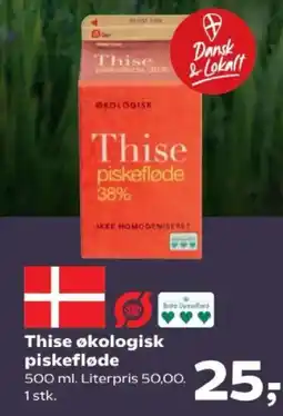 Kvickly Thise økologisk piskefløde tilbud