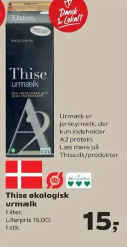 Kvickly Thise økologisk urmælk tilbud