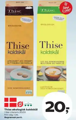 Kvickly Thise økologisk koldskål tilbud