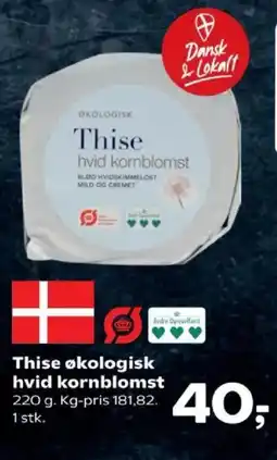 Kvickly Thise økologisk hvid kornblomst tilbud