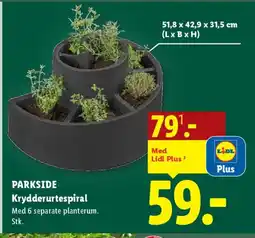 Lidl PARKSIDE Krydderurtespiral tilbud