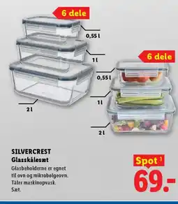 Lidl SILVERCREST Glasskålesæt tilbud
