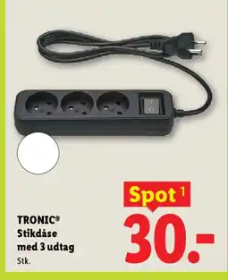 Lidl TRONIC® Stikdåse med 3 udtag tilbud
