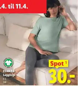 Lidl ESMARA Leggings tilbud