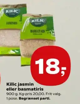 Kvickly Kilic jasmin eller basmatiris tilbud