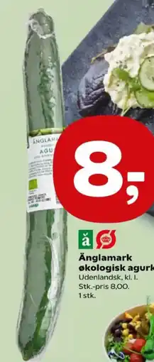 Kvickly Änglamark økologisk agurk tilbud