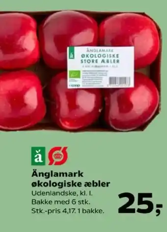 Kvickly Änglamark økologiske æbler tilbud