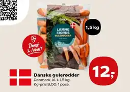 Kvickly Danske gulerødder tilbud