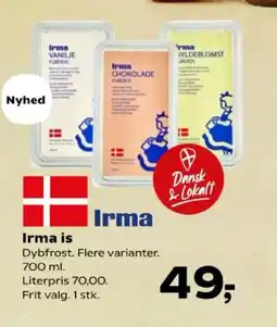 Kvickly Irma is tilbud