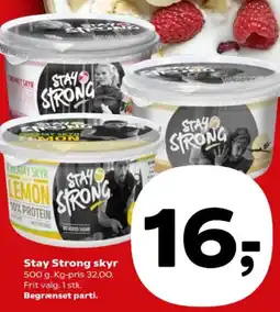 Kvickly Stay Strong skyr tilbud